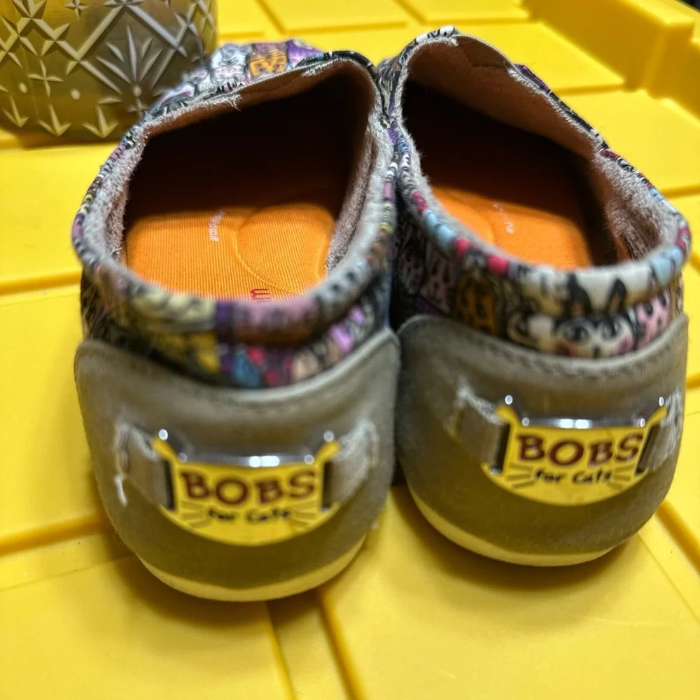 Skechers Orange and Purple Moccasins with Playful Design